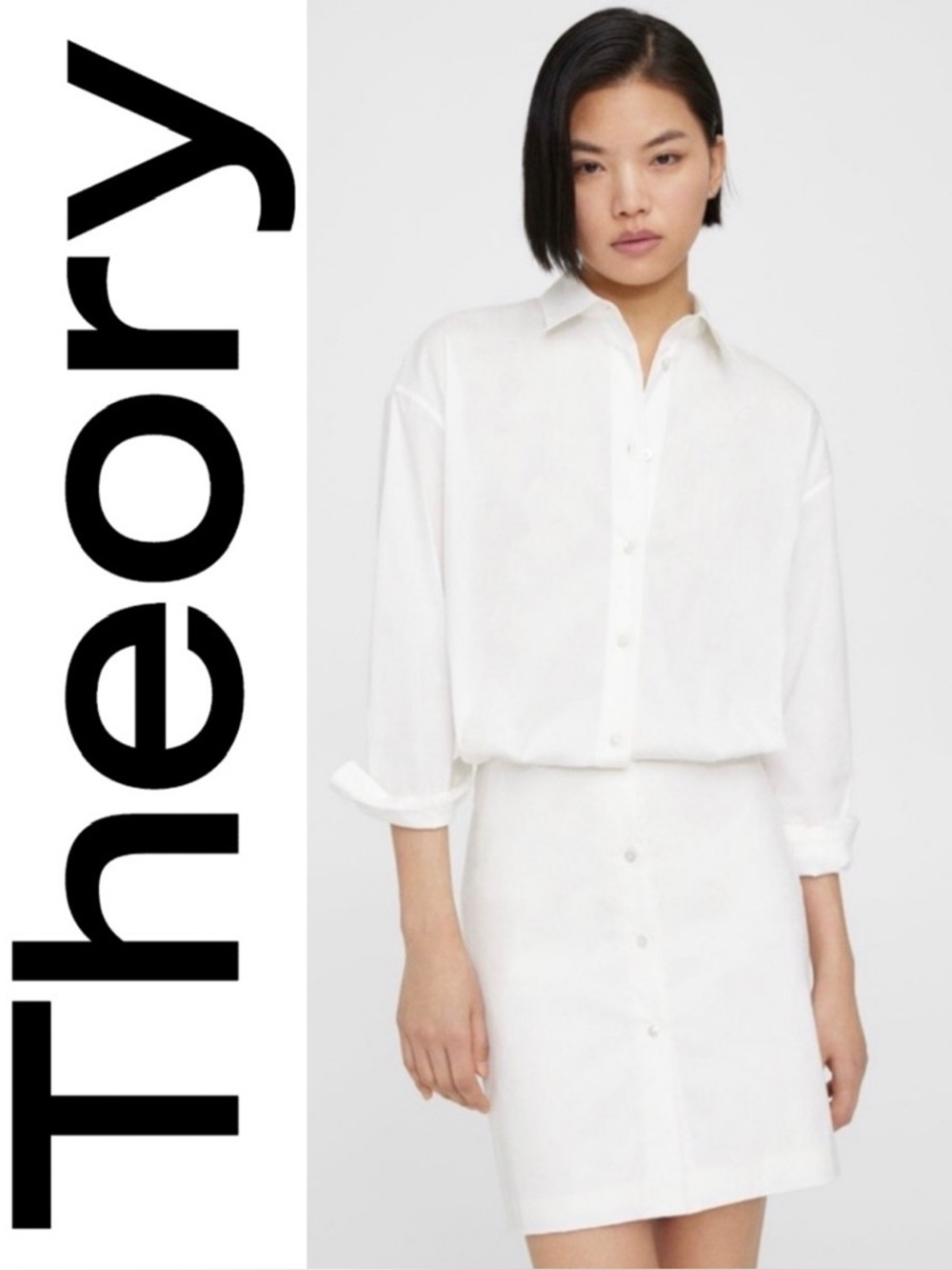 Theory Fitted Shirt Dress